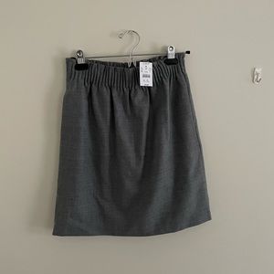 NWT J Crew gray skirt size 2